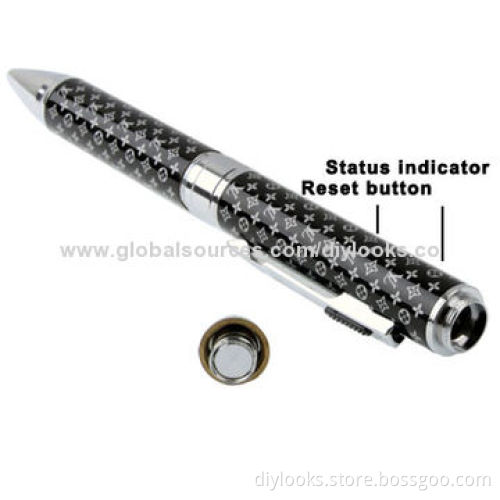 HD 1280x720/30fps LV Pattern Mini DV Hidden Spy Pen with Video Recording/Photo Shooting/Sound